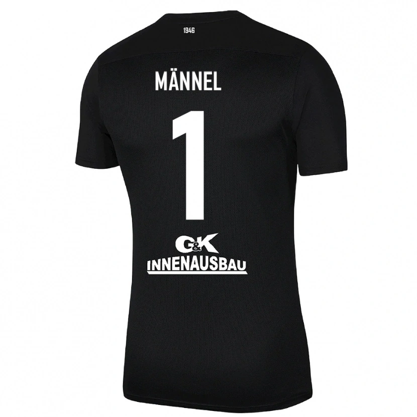 Danxen Mulher Martin Männel #1 Preto Branco Camisola Guarda-Redes 2025/26 Camisa Brasil