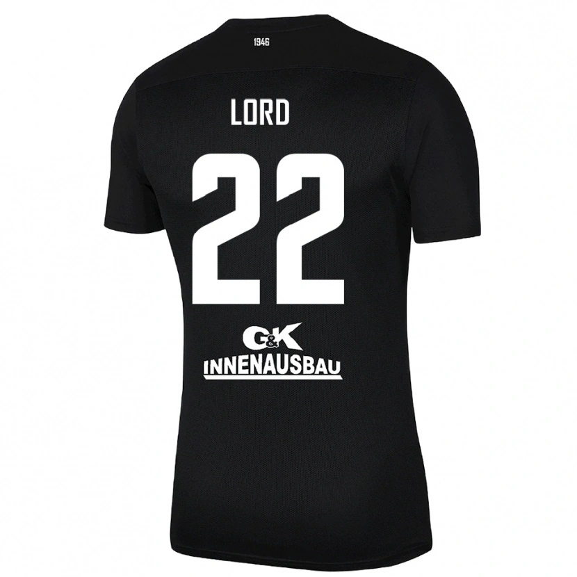 Danxen Mulher Louis Lord #22 Preto Branco Camisola Guarda-Redes 2025/26 Camisa Brasil