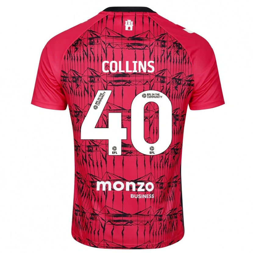 Danxen Mulher Brad Collins #40 Branco Vermelho Camisola Guarda-Redes 2025/26 Camisa Brasil