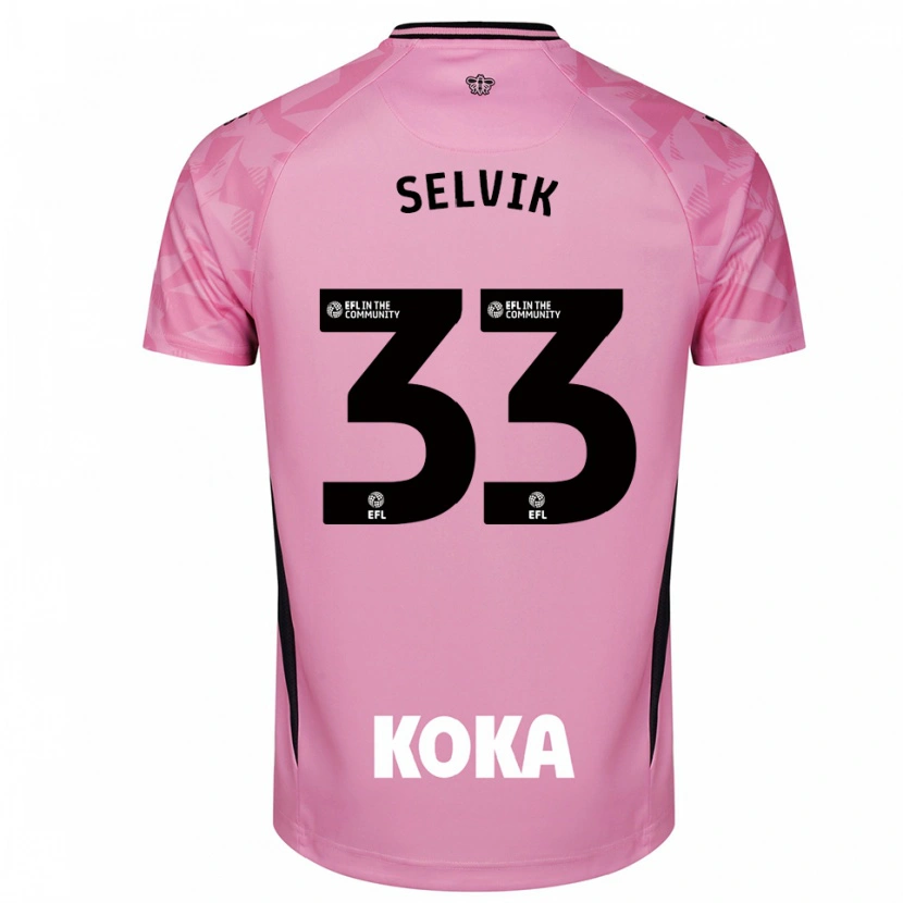 Danxen Mulher Egil Selvik #33 Preto Rosa Claro Camisola Guarda-Redes 2025/26 Camisa Brasil