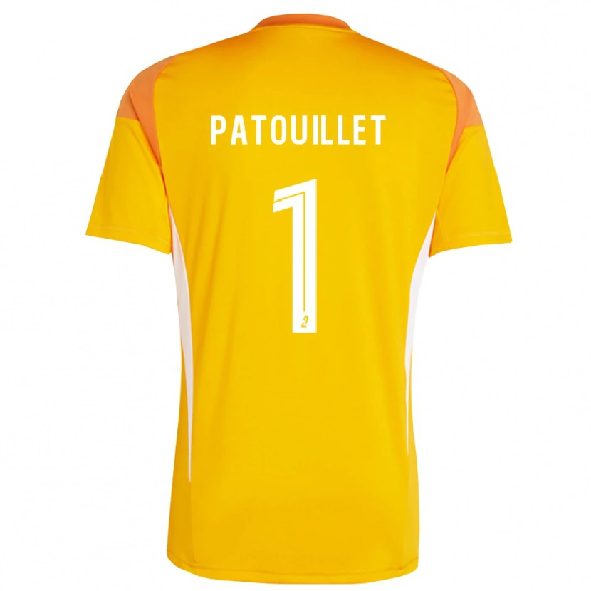 Danxen Mulher Mathieu Patouillet #1 Vermelho Laranja Camisola Guarda-Redes 2025/26 Camisa Brasil