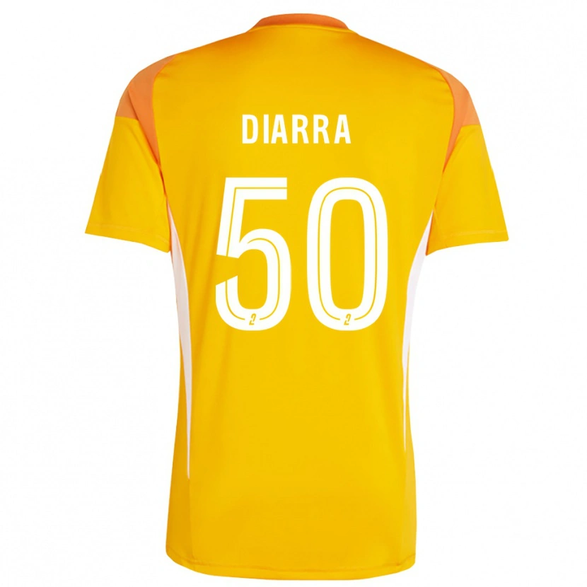 Danxen Mulher Lassine Diarra #50 Vermelho Laranja Camisola Guarda-Redes 2025/26 Camisa Brasil