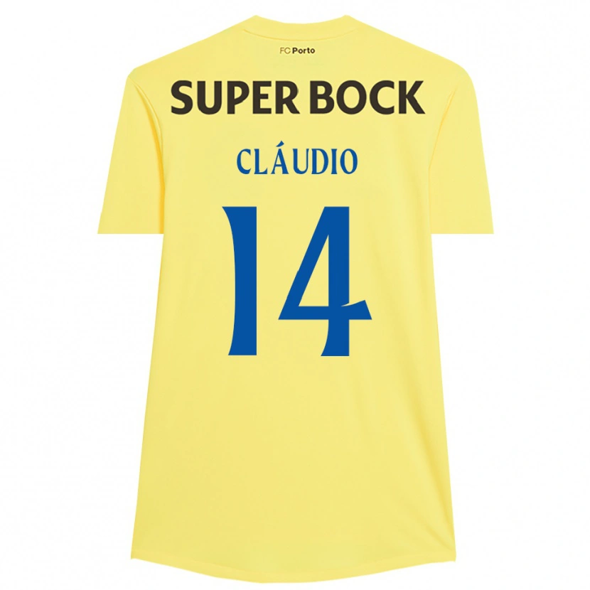 Danxen Mulher Cláudio Ramos #14 Amarelo Claro Preto Camisola Guarda-Redes 2025/26 Camisa Brasil