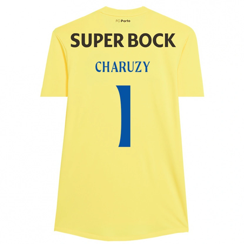 Danxen Mulher Hubert Charuzy #1 Amarelo Claro Preto Camisola Guarda-Redes 2025/26 Camisa Brasil