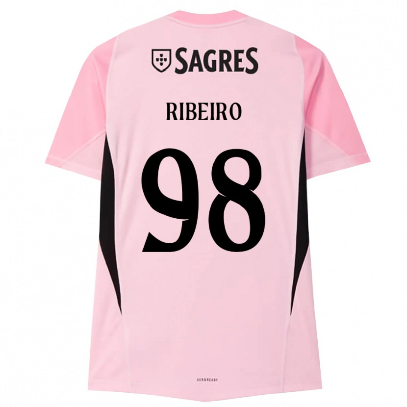 Danxen Mulher Ricardo Ribeiro #98 Rosa Preto Camisola Guarda-Redes 2025/26 Camisa Brasil