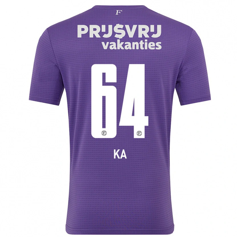 Danxen Mulher Ismail Ka #64 Roxo Branco Camisola Guarda-Redes 2025/26 Camisa Brasil