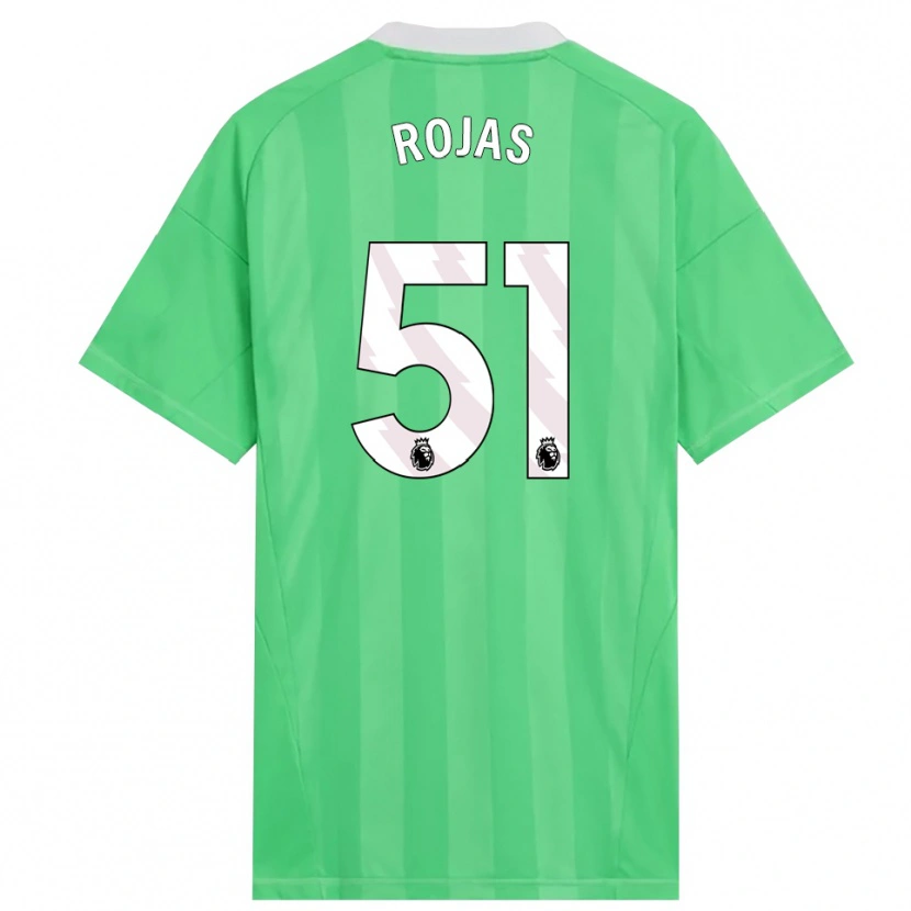 Danxen Mulher Alexéi Rojas #51 Verde Claro Branco Camisola Guarda-Redes 2025/26 Camisa Brasil
