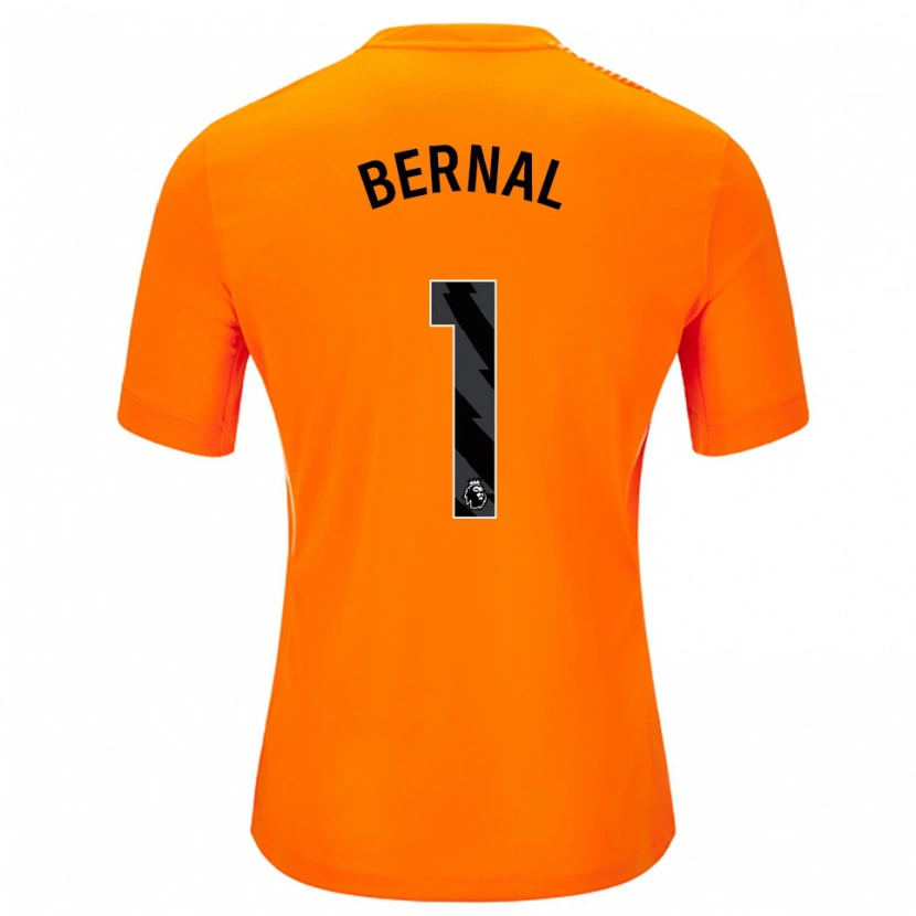 Danxen Mulher Freddy Bernal #1 Laranja Preto Camisola Guarda-Redes 2025/26 Camisa Brasil