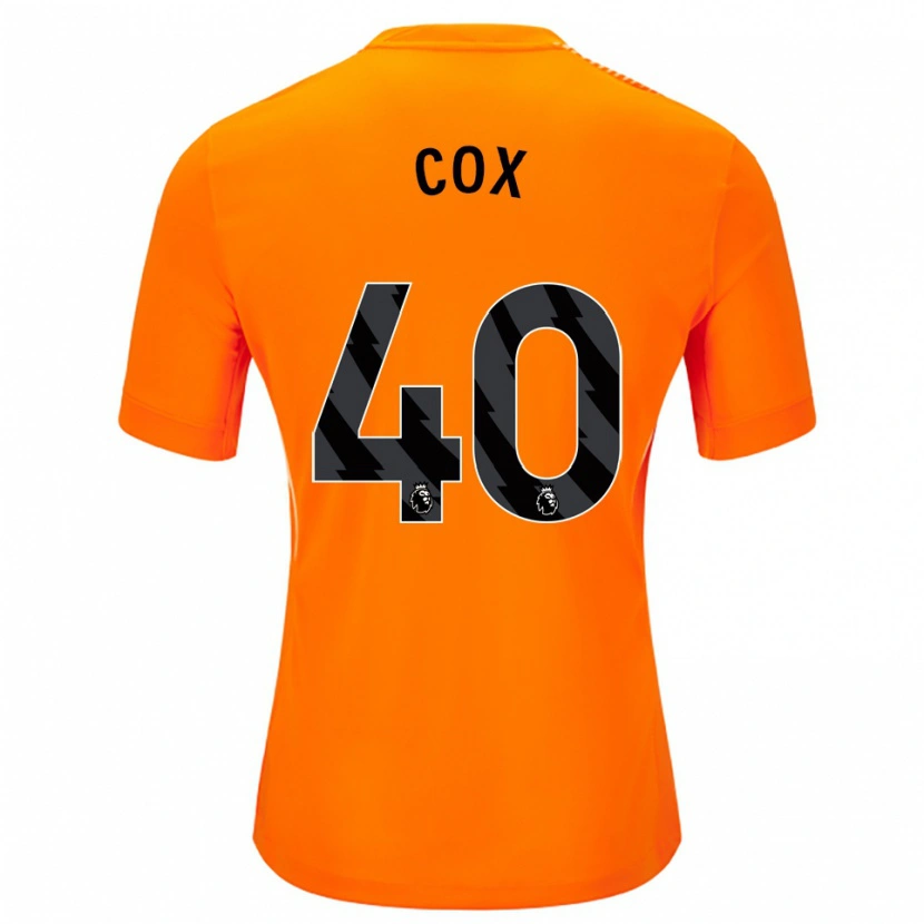 Danxen Mulher Katie Cox #40 Laranja Preto Camisola Guarda-Redes 2025/26 Camisa Brasil