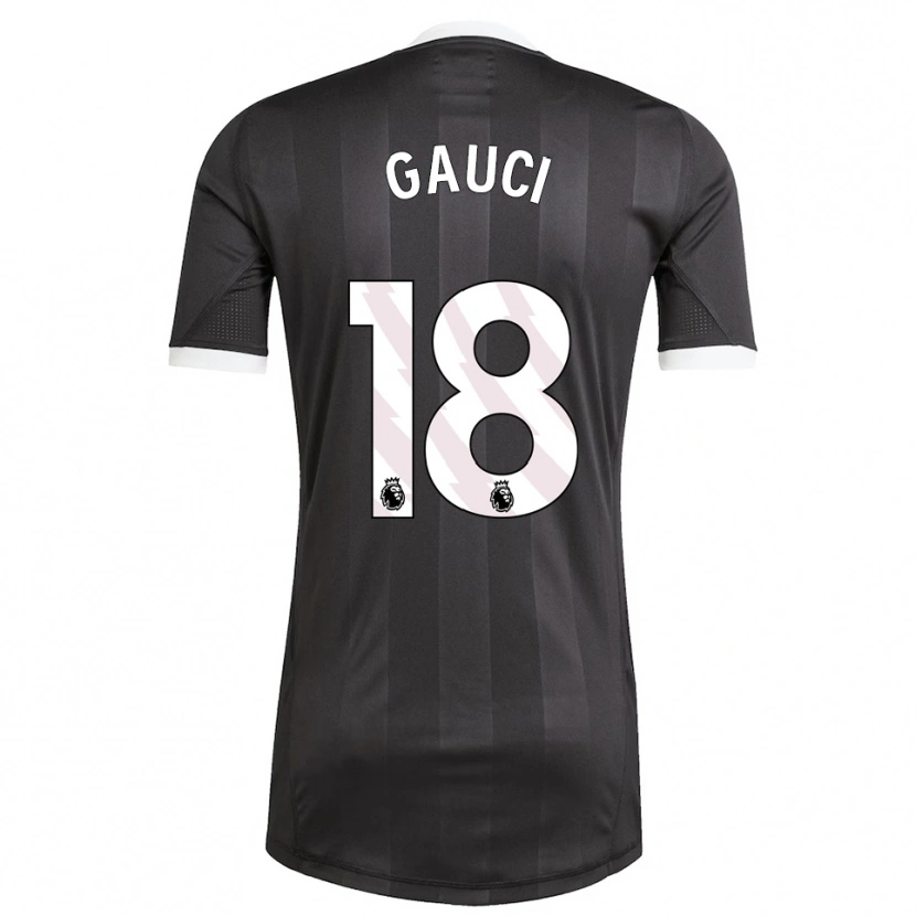 Danxen Mulher Joe Gauci #18 Preto Branco Camisola Guarda-Redes 2025/26 Camisa Brasil