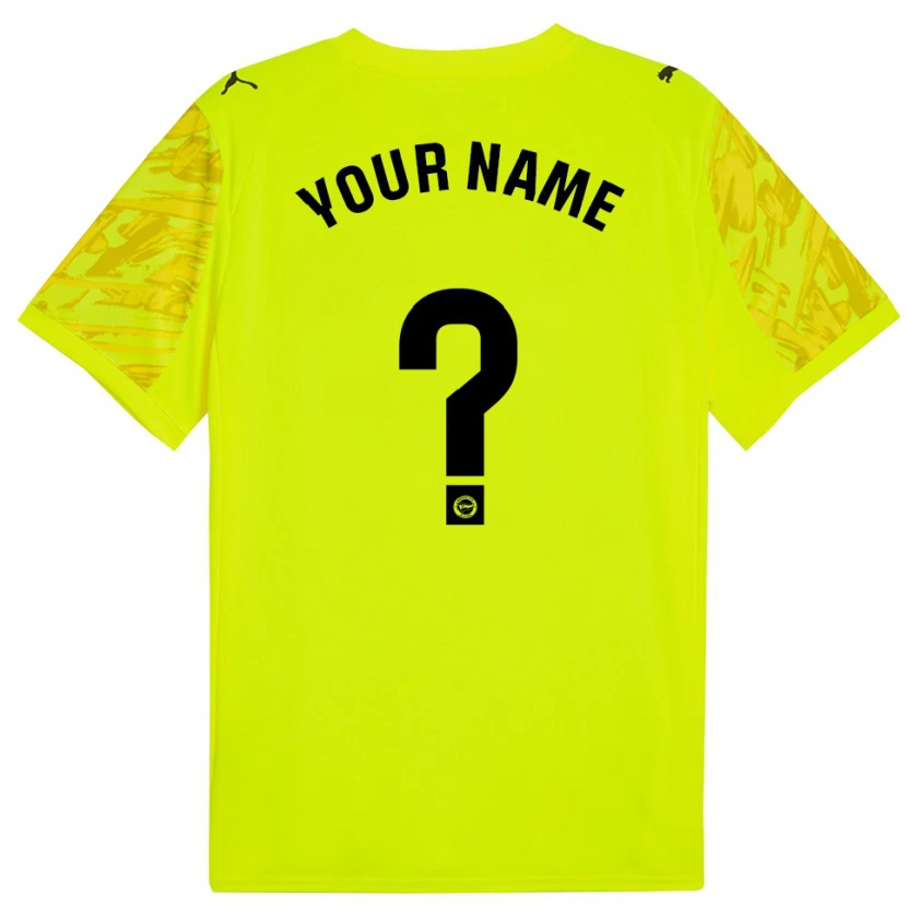 Danxen Mulher Deportivo Alaves Amarelo Preto Camisola Guarda-Redes 2025/26 Camisa Brasil