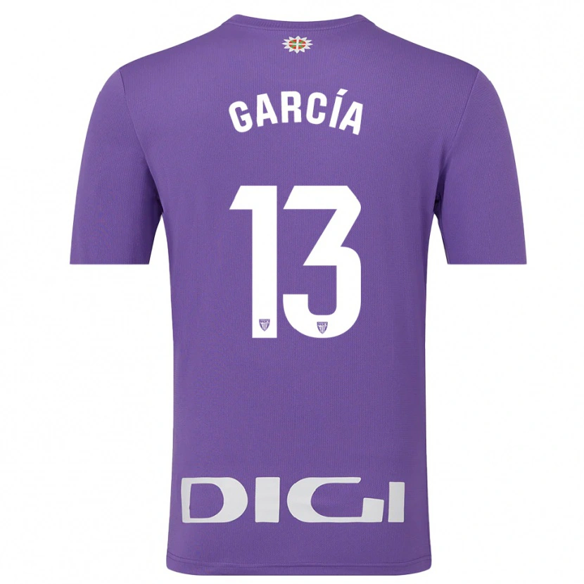 Danxen Mulher Simón García #13 Roxo Branco Camisola Guarda-Redes 2025/26 Camisa Brasil