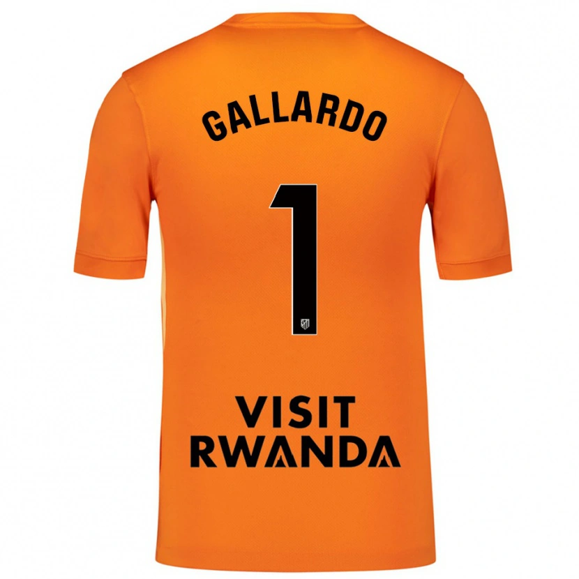 Danxen Mulher Lola Gallardo #1 Laranja Preto Camisola Guarda-Redes 2025/26 Camisa Brasil