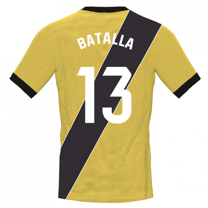 Danxen Mulher Augusto Batalla #13 Amarelo Preto Camisola Guarda-Redes 2025/26 Camisa Brasil