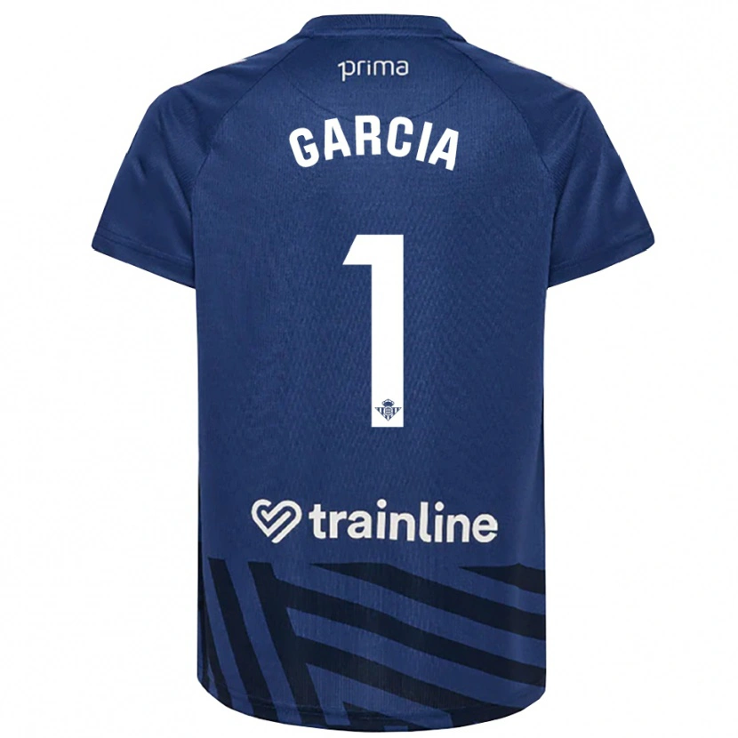 Danxen Mulher Germán García #1 Azul Real Branco Camisola Guarda-Redes 2025/26 Camisa Brasil