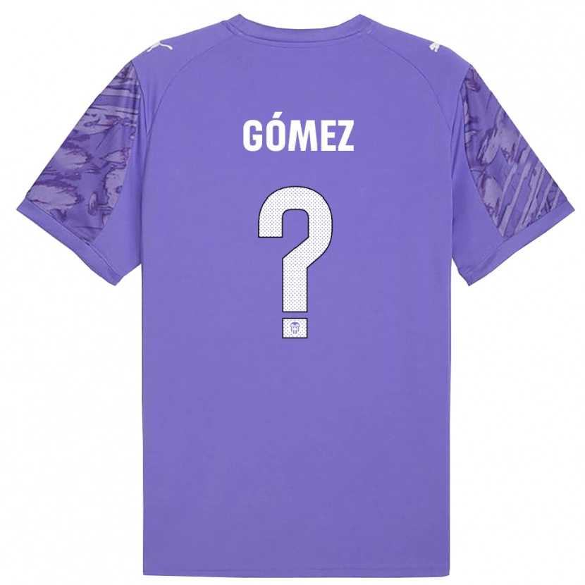 Danxen Mulher Alain Gómez #0 Lilás Branco Camisola Guarda-Redes 2025/26 Camisa Brasil