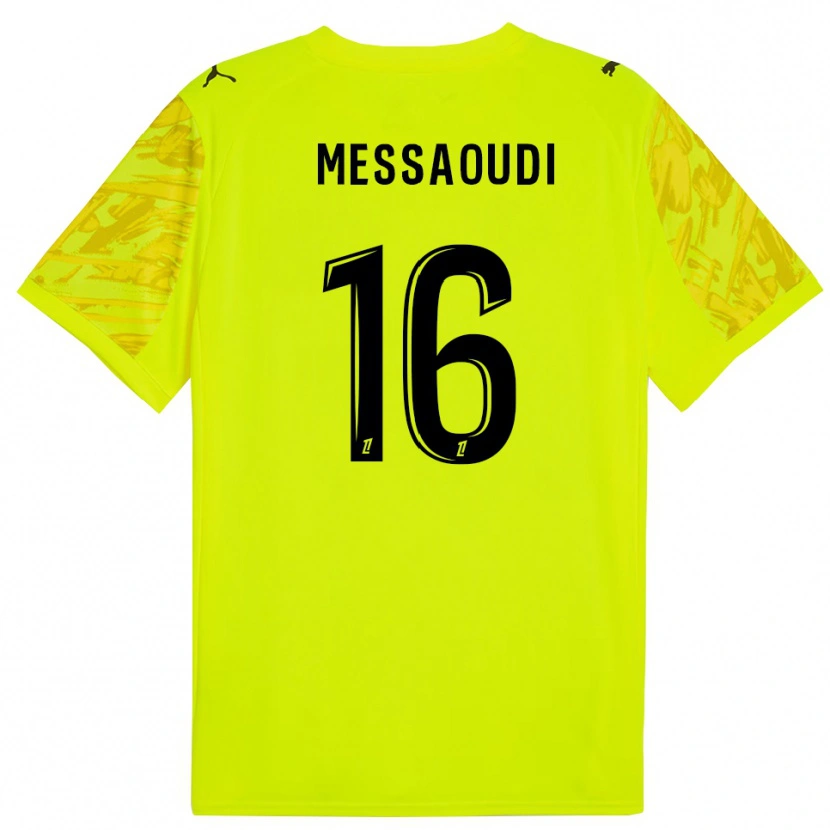 Danxen Mulher Fedwan Messaoudi #16 Verde Fluorescente Preto Camisola Guarda-Redes 2025/26 Camisa Brasil