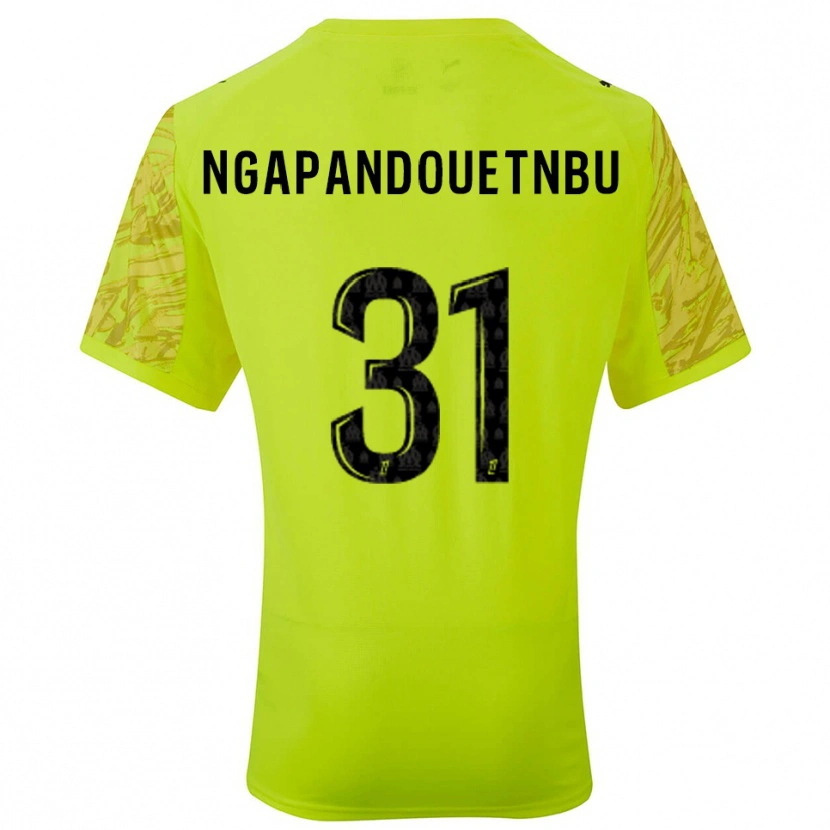 Danxen Mulher Simon Ngapandouetnbu #31 Verde Fluorescente Preto Camisola Guarda-Redes 2025/26 Camisa Brasil