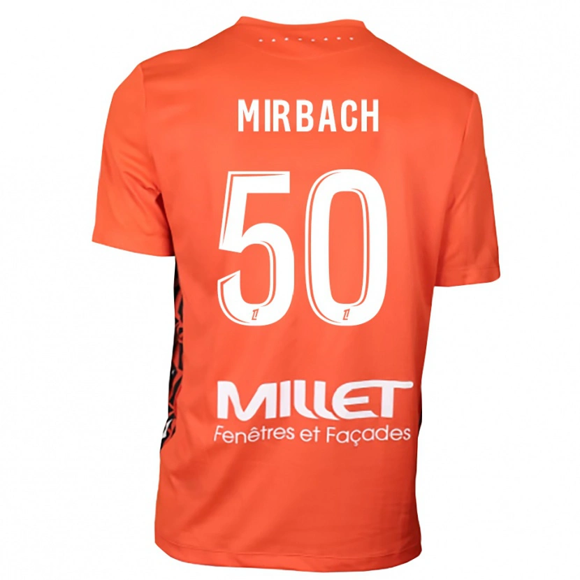 Danxen Mulher Alexis Mirbach #50 Laranja Branco Camisola Guarda-Redes 2025/26 Camisa Brasil