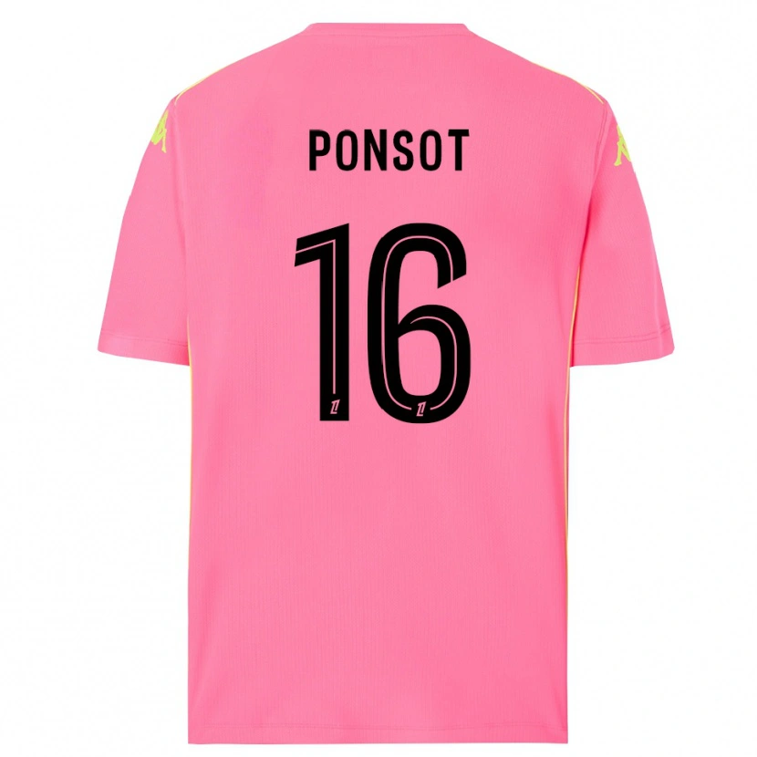 Danxen Mulher Martin Ponsot #16 Rosa Choque Preto Camisola Guarda-Redes 2025/26 Camisa Brasil