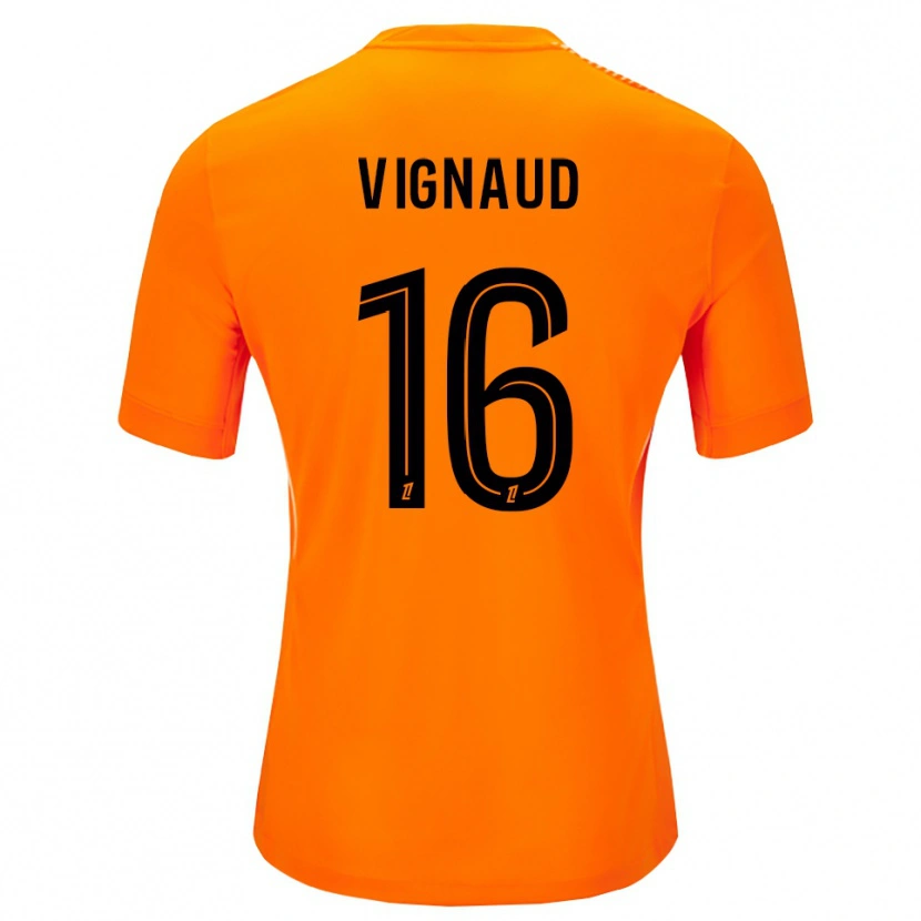 Danxen Mulher Arthur Vignaud #16 Laranja Preto Camisola Guarda-Redes 2025/26 Camisa Brasil