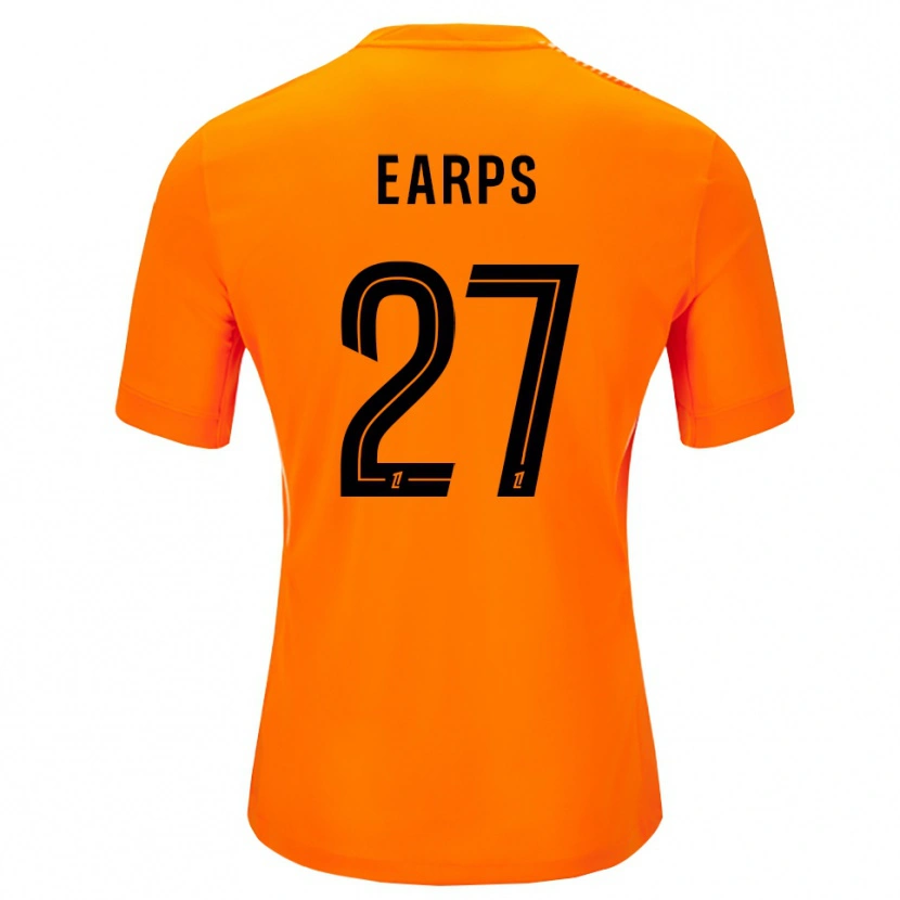 Danxen Mulher Mary Earps #27 Laranja Preto Camisola Guarda-Redes 2025/26 Camisa Brasil
