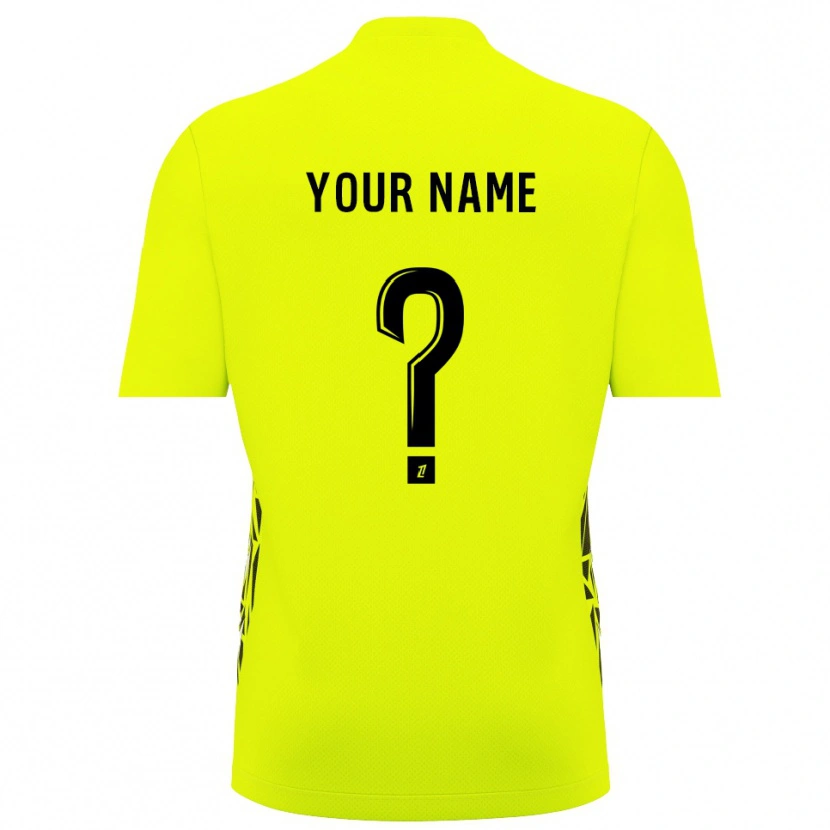 Danxen Mulher AJ Auxerre Verde Fluorescente Camisola Guarda-Redes 2025/26 Camisa Brasil