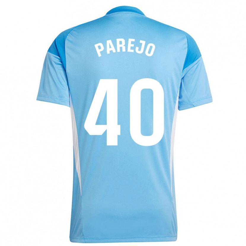 Danxen Mulher Jesús Parejo #40 Azul Céu Branco Camisola Guarda-Redes 2025/26 Camisa Brasil