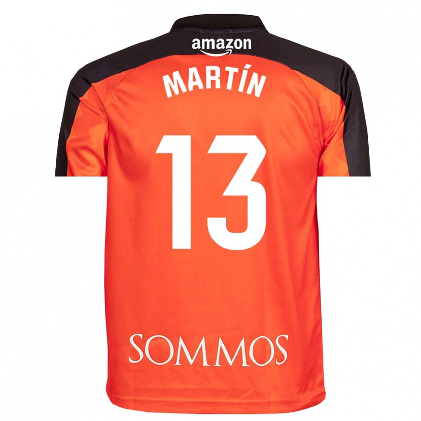 Danxen Mulher Dani Martín #13 Laranja Preto Camisola Guarda-Redes 2025/26 Camisa Brasil