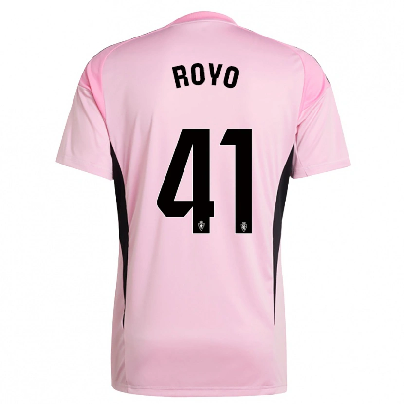 Danxen Mulher Eduardo Royo #41 Rosa Claro Preto Camisola Guarda-Redes 2025/26 Camisa Brasil