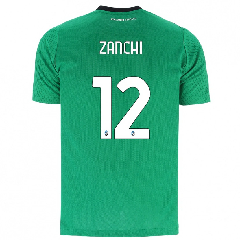 Danxen Mulher Edoardo Zanchi #12 Verde Esmeralda Camisola Guarda-Redes 2025/26 Camisa Brasil