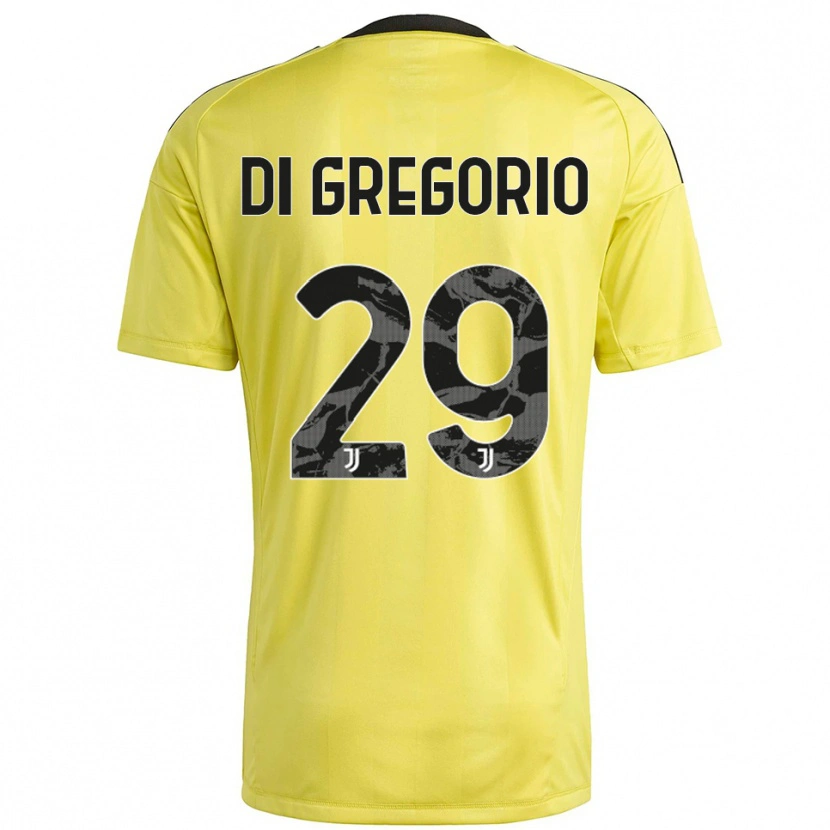 Danxen Mulher Michele Di Gregorio #29 Branco Amarelo Camisola Guarda-Redes 2025/26 Camisa Brasil