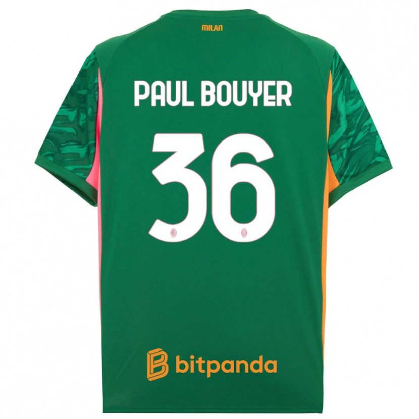 Danxen Mulher Léo Paul Bouyer #36 Rosa Laranja Verde Camisola Guarda-Redes 2025/26 Camisa Brasil