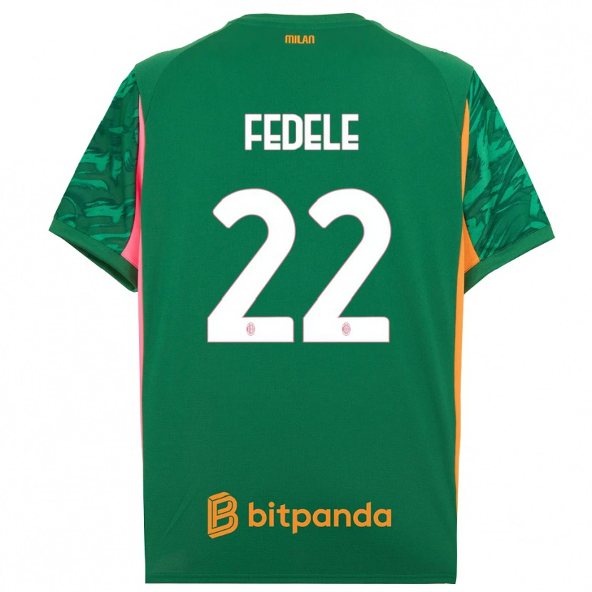 Danxen Mulher Noemi Fedele #22 Rosa Laranja Verde Camisola Guarda-Redes 2025/26 Camisa Brasil