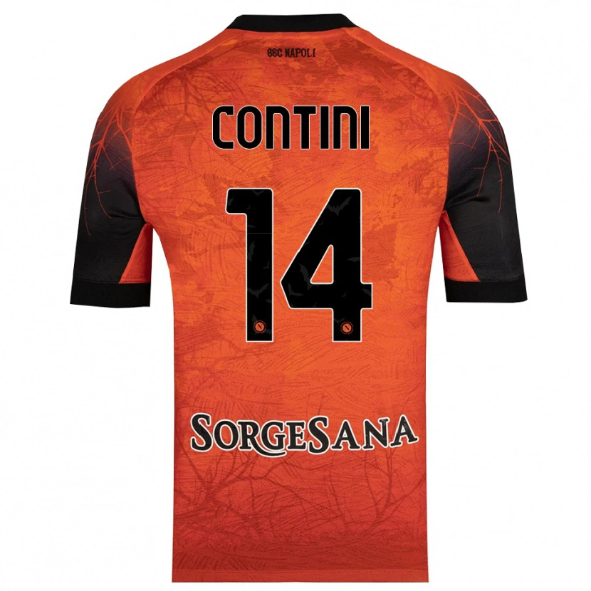 Danxen Mulher Nikita Contini #14 Preto Vermelho Laranja Camisola Guarda-Redes 2025/26 Camisa Brasil