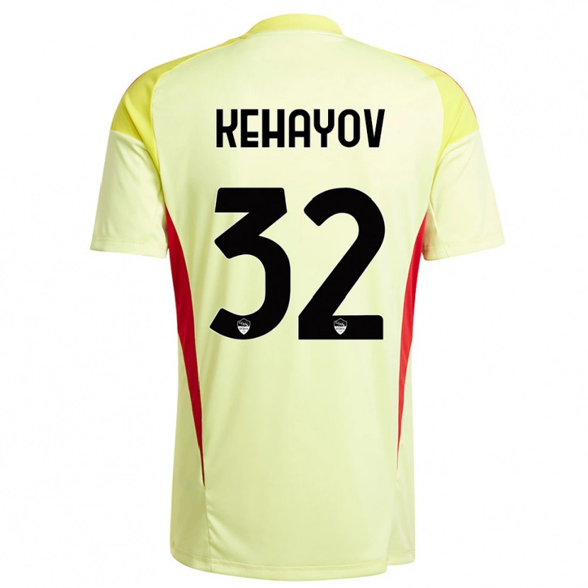 Danxen Mulher Atanas Kehayov #32 Laranja Amarelo Claro Camisola Guarda-Redes 2025/26 Camisa Brasil