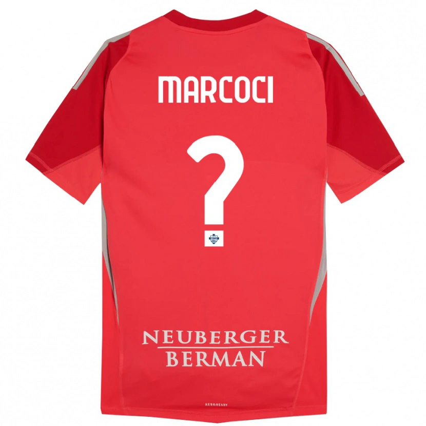 Danxen Mulher Alexandru Marcoci #0 Cinza Vermelho Camisola Guarda-Redes 2025/26 Camisa Brasil