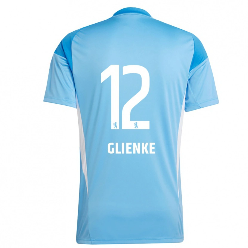 Danxen Mulher Niklas Glienke #12 Preto Azul Camisola Guarda-Redes 2025/26 Camisa Brasil