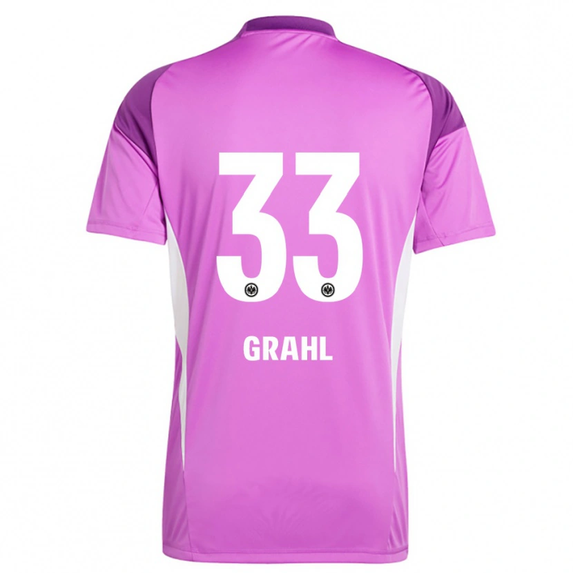 Danxen Mulher Jens Grahl #33 Branco Lilás Camisola Guarda-Redes 2025/26 Camisa Brasil