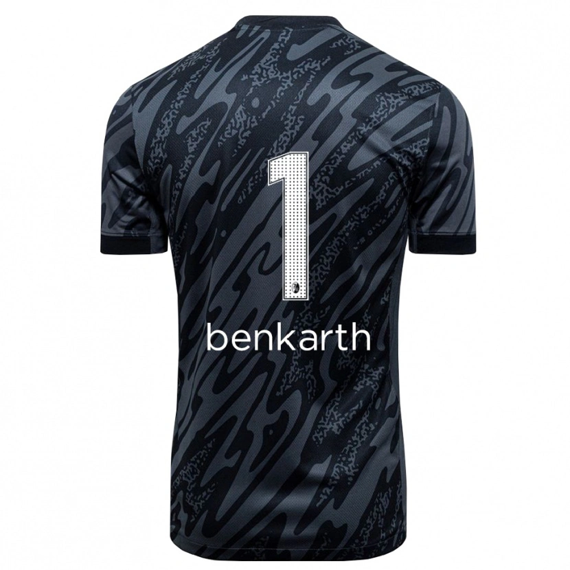 Danxen Mulher Laura Benkarth #1 Branco Preto Camisola Guarda-Redes 2025/26 Camisa Brasil