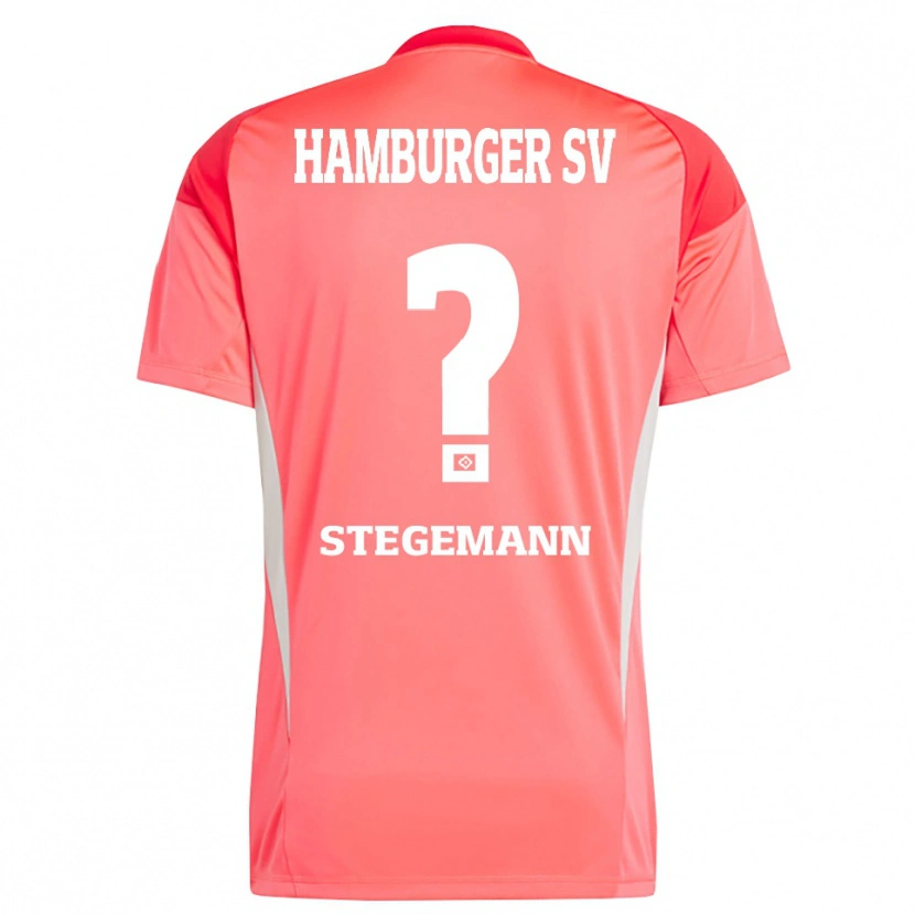 Danxen Mulher Jean-Pierre Stegemann #0 Laranja Vermelho Camisola Guarda-Redes 2025/26 Camisa Brasil