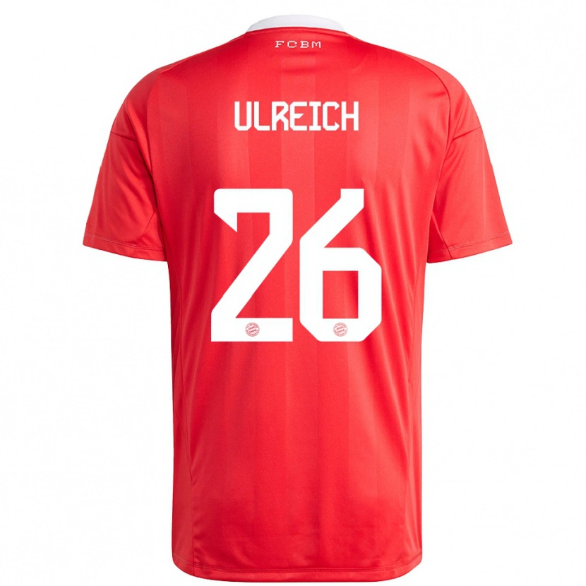 Danxen Mulher Sven Ulreich #26 Branco Vermelho Camisola Guarda-Redes 2025/26 Camisa Brasil