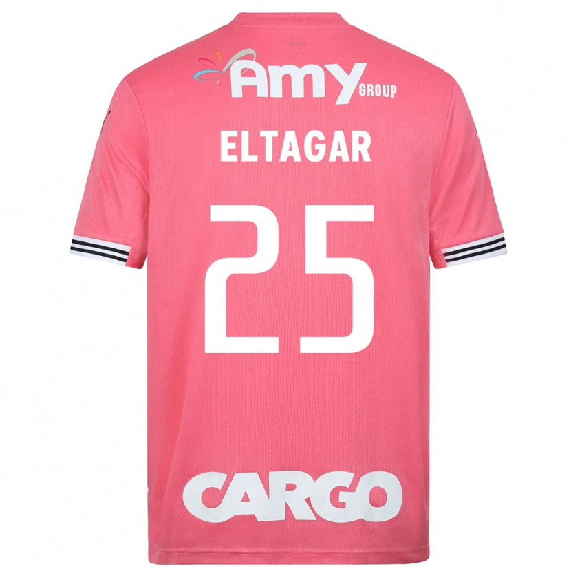 Danxen Mulher Barak Eltagar #25 Branco Rosa Camisola Guarda-Redes 2025/26 Camisa Brasil