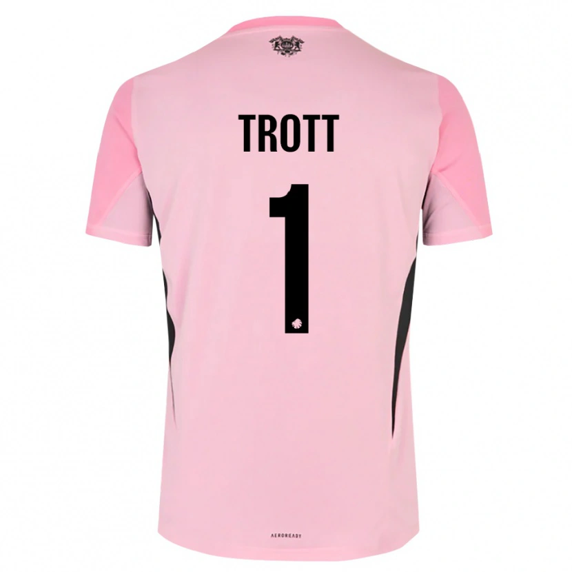 Danxen Mulher Nathan Trott #1 Preto Rosa Camisola Guarda-Redes 2025/26 Camisa Brasil
