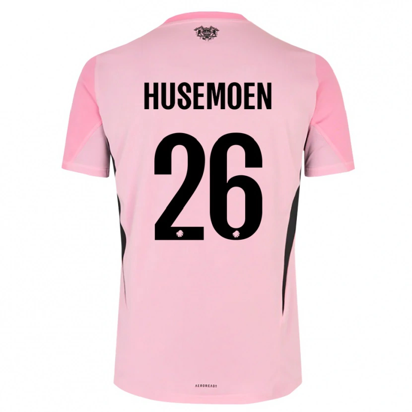 Danxen Mulher Astrid Husemoen #26 Preto Rosa Camisola Guarda-Redes 2025/26 Camisa Brasil