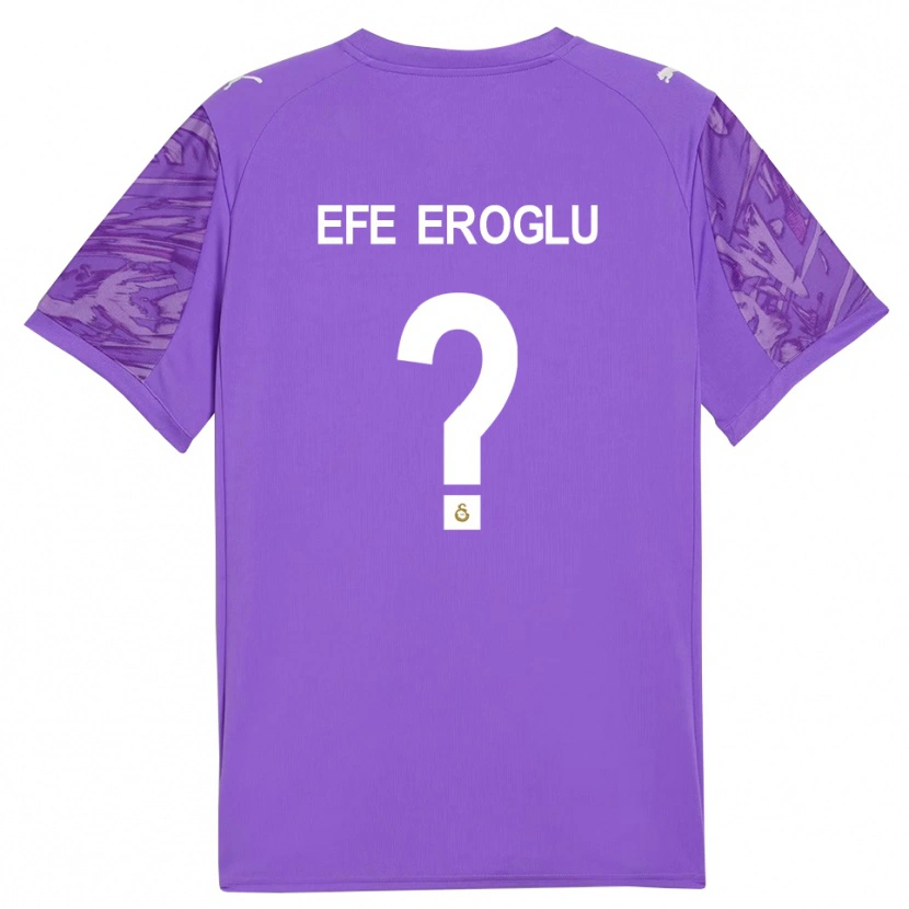 Danxen Mulher Cem Efe Eroğlu #0 Branco Roxo Camisola Guarda-Redes 2025/26 Camisa Brasil