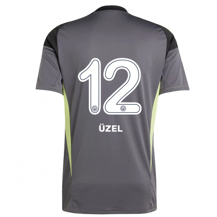Danxen Mulher Nevzat Üzel #12 Preto Cinza Escuro Camisola Guarda-Redes 2025/26 Camisa Brasil