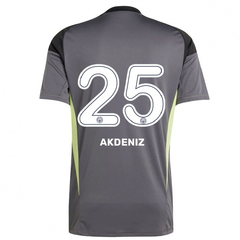 Danxen Mulher Zeynep Akdeniz #25 Preto Cinza Escuro Camisola Guarda-Redes 2025/26 Camisa Brasil