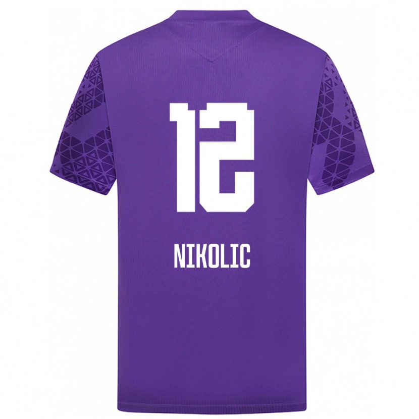 Danxen Mulher Uros Nikolic #12 Branco Índigo Camisola Guarda-Redes 2025/26 Camisa Brasil