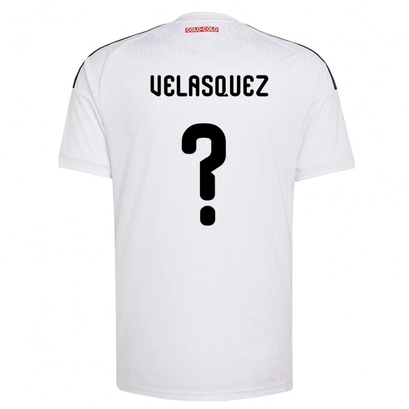 Danxen Criança Camisola Milovan Velásquez #0 Branco Preto Principal 2026/27 Camisa Brasil